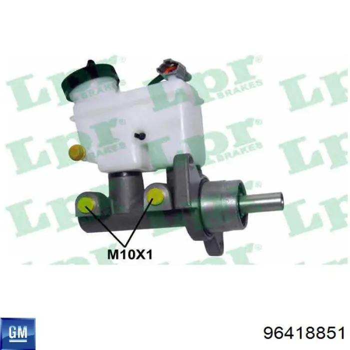 Główny cylinder hamulców Chevrolet Nubira sedana (2005 - 2012) cena, od 56,45 USD