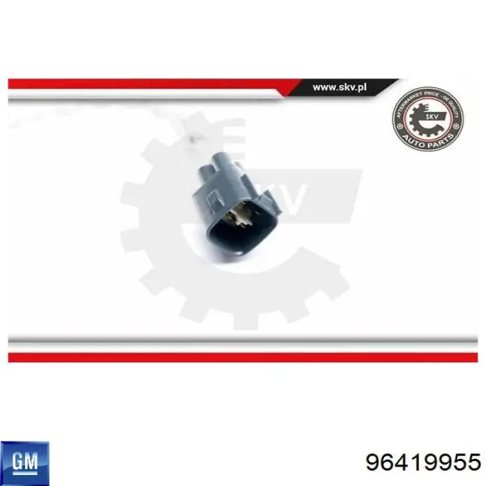 Do koszyka 96419955 General Motors Sonda lambda czujnik tlenu po katalizatorze