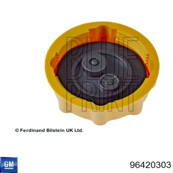 Do koszyka 96420303 General Motors Pokrywa (korek) zbiornika wyrównawczego