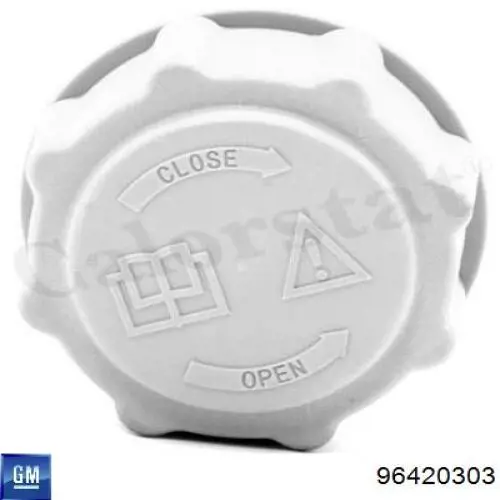 Pokrywa (korek) zbiornika wyrównawczego 96420303 General Motors