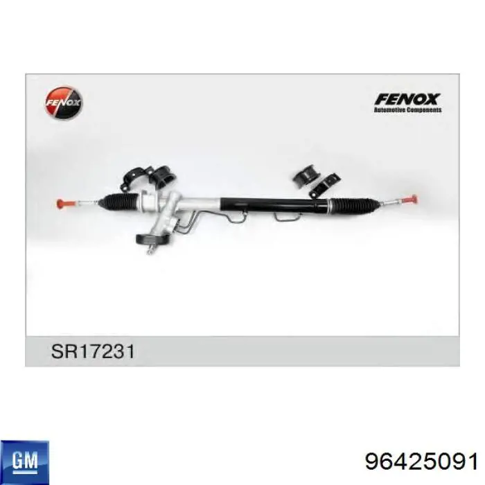 Listwa kierownicza (maglownica) General Motors 96425091 cena, od 179,48 USD