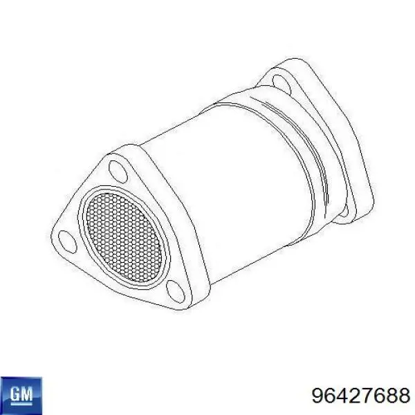 Do koszyka 96427688 General Motors Konwerter-katalizator