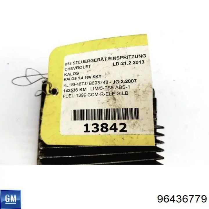 Sterownik silnika Chevrolet Aveo II sedana (T250, T255) (2005 - 2011) cena, od 97,05 USD