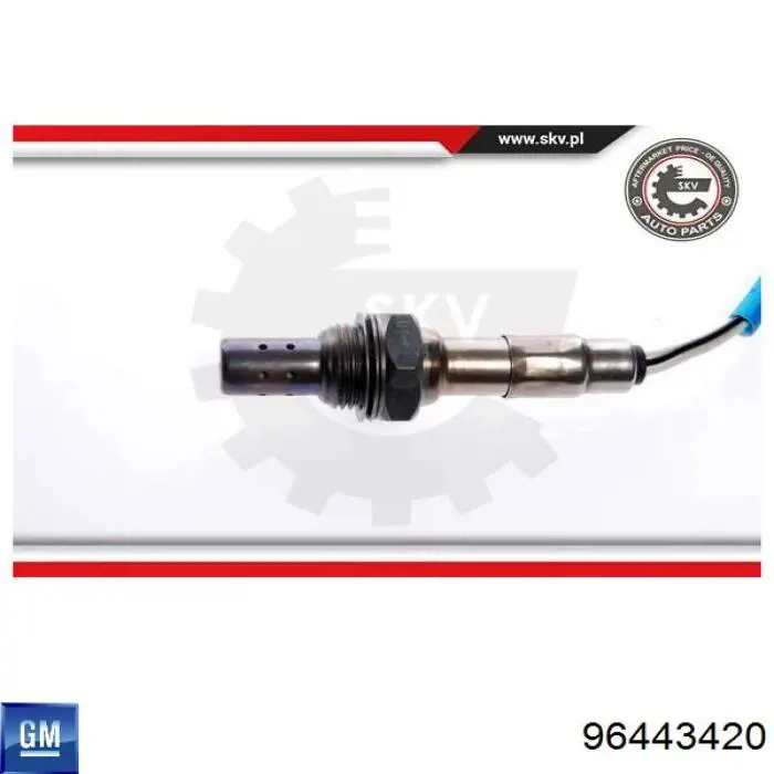 Sonda lambda, czujnik tlenu General Motors 96443420 cena, od 30,75 USD