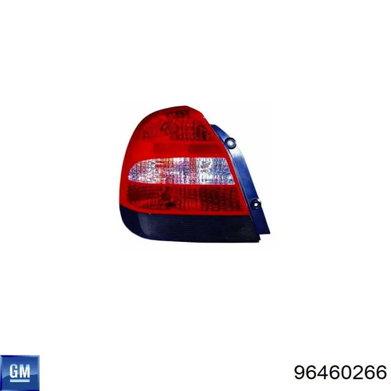 Lampa zespolona tylna prawa do Daewoo Nubira II J15