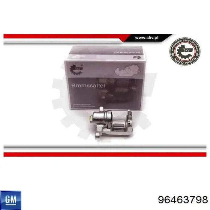 Zacisk hamulcowy tylny lewy General Motors 96463798 cena, od 57,34 USD
