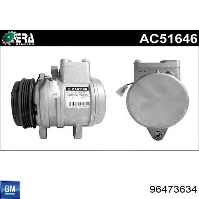 Sprężarka klimatyzacji 96473634 General Motors