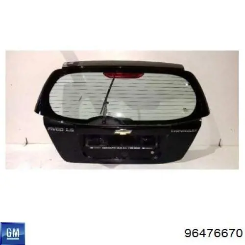 Drzwi tylne (bagażnika 3/5) do Chevrolet Aveo II T250, T255