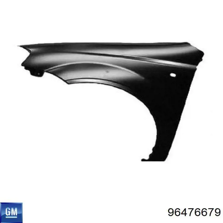 Błotnik przedni lewy General Motors 96476679 cena, od 76,36 USD