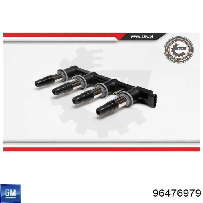 Do koszyka 96476979 General Motors Cewka zapłonowa