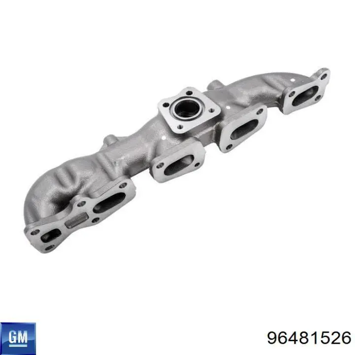 Do koszyka 96481526 General Motors Kolektor wydechowy