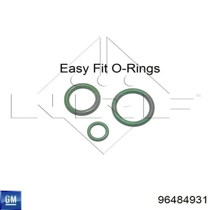 Chłodnica klimatyzacji General Motors 96484931 cena, od 93,61 USD
