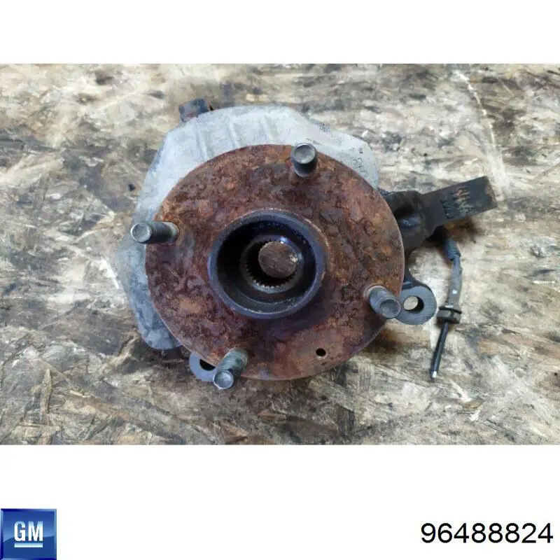 Do koszyka 96488824 General Motors Czop (zwrotnica) przedni prawy