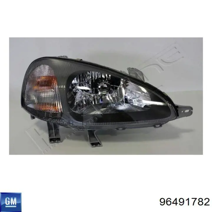 96491782 General Motors Reflektor prawy
