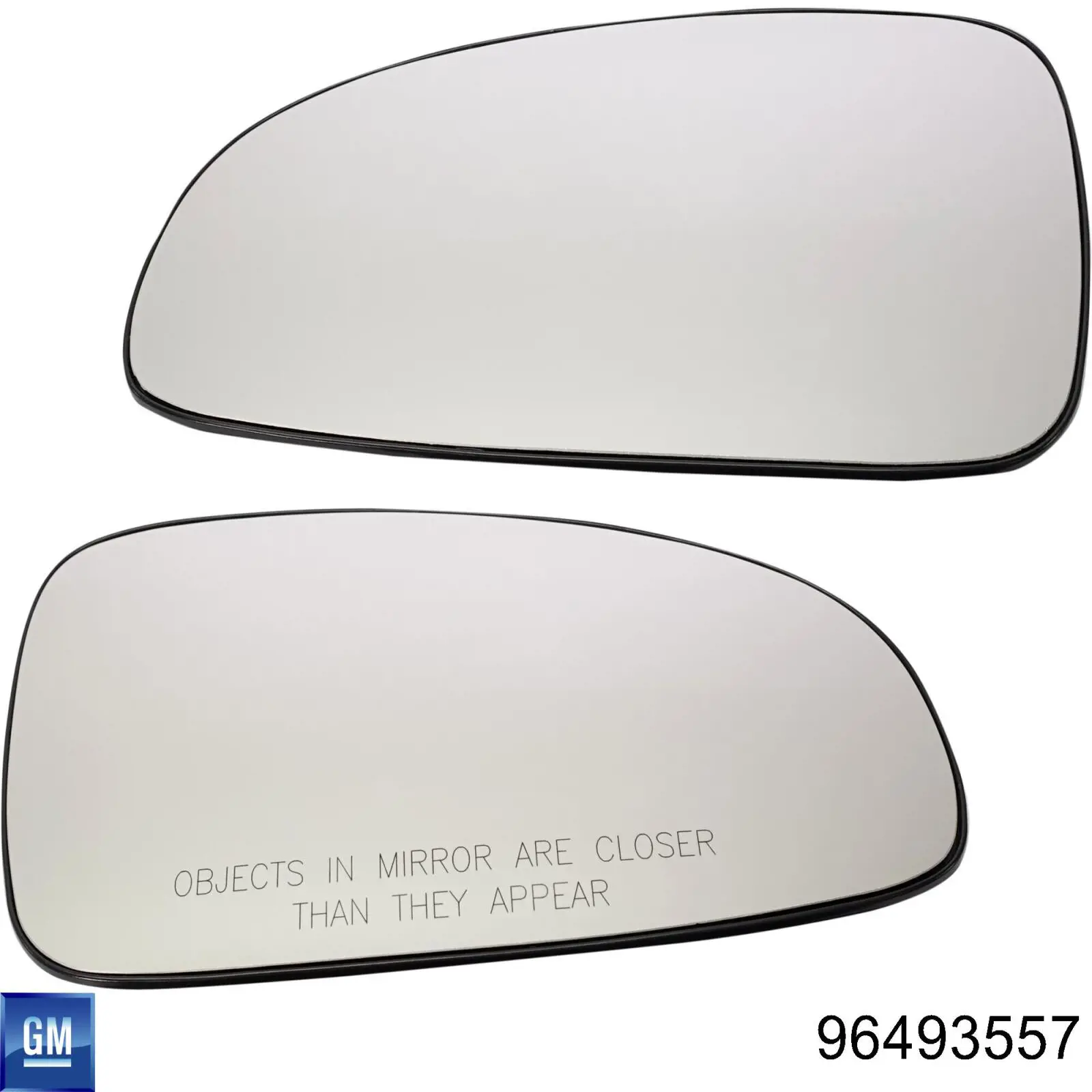 Wkład lusterka wstecznego lewego General Motors 96493557 cena, od 16,66 USD