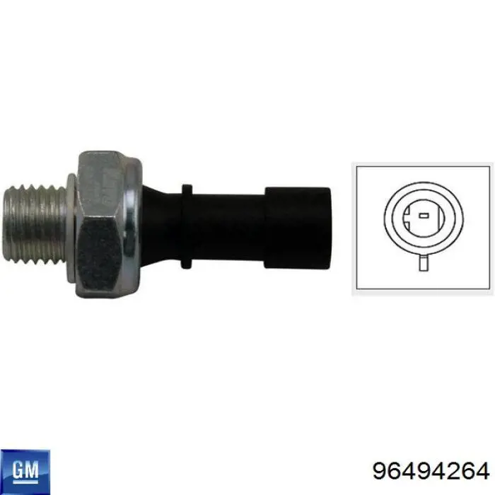 Do koszyka 96494264 General Motors Czujnik ciśnienia oleju