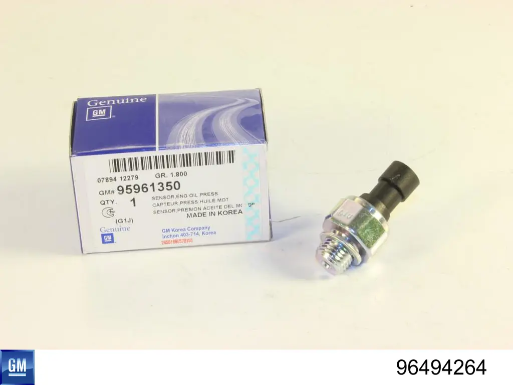 Czujnik ciśnienia oleju 96494264 General Motors