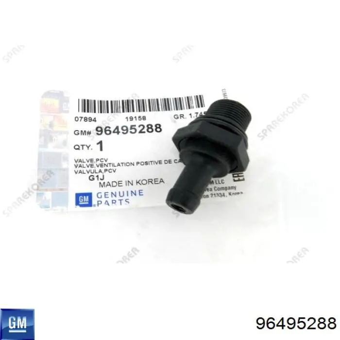 96495288 KAP Zawór PCV odpowietrzający silnik