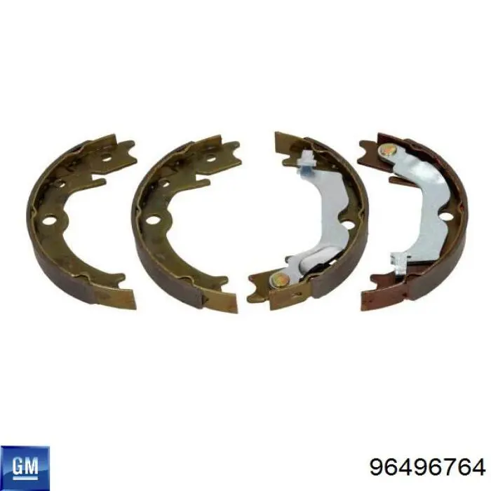 Klocki hamulca ręcznego General Motors 96496764