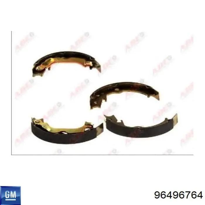 96496764 General Motors Klocki hamulca ręcznego