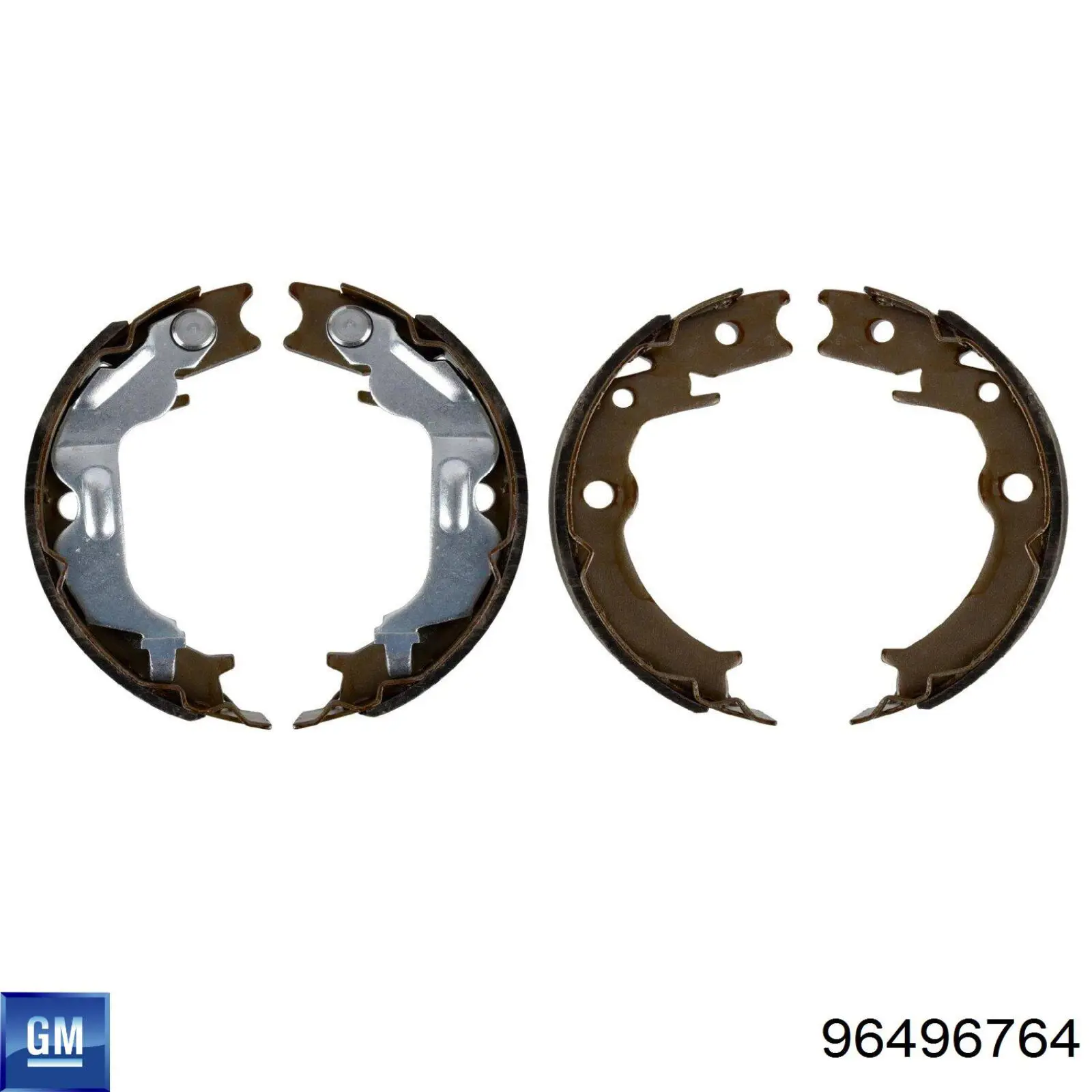 Klocki hamulca ręcznego 96496764 General Motors