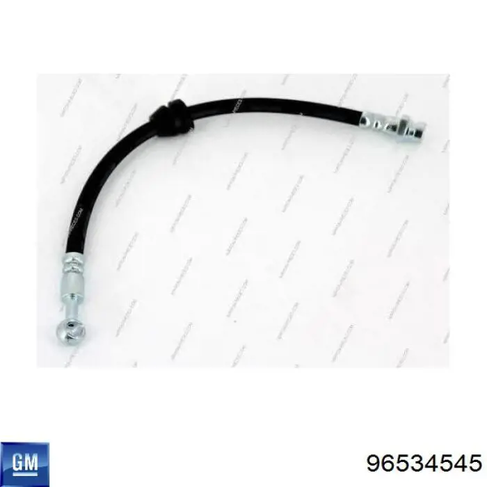 Do koszyka 96534545 General Motors Przewód hamulcowy przedni