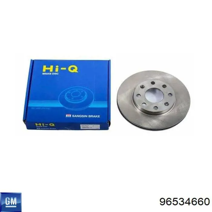 96534660 General Motors Tarcza hamulcowa przednia