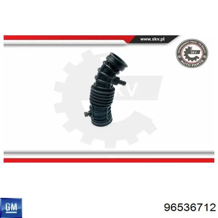Króciec powietrza, wylot filtra powietrznego General Motors 96536712 cena, od 17,27 USD