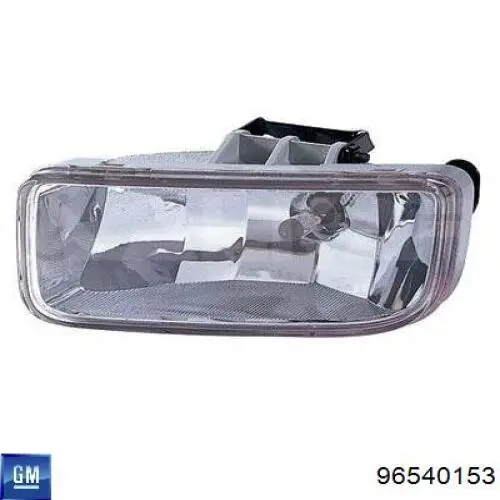 96540153 General Motors Lampa przeciwmgielna lewa