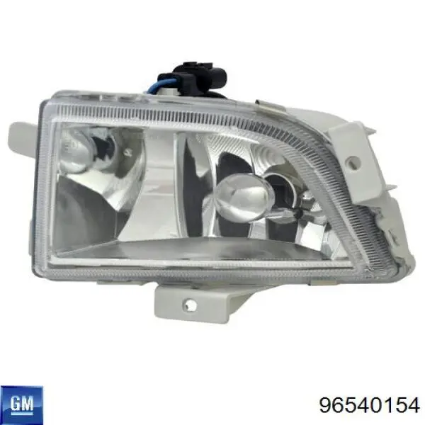 96540154 General Motors Lampa przeciwmgielna prawa