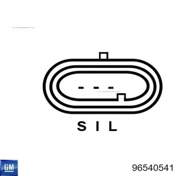 Alternator 96540541 General Motors