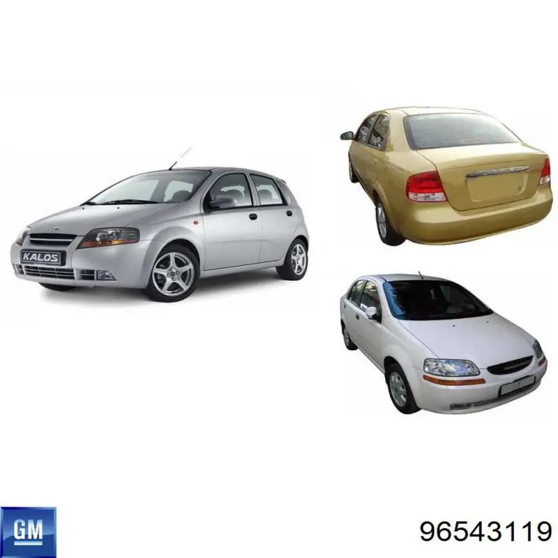 96543119 General Motors Lusterko wsteczne prawe