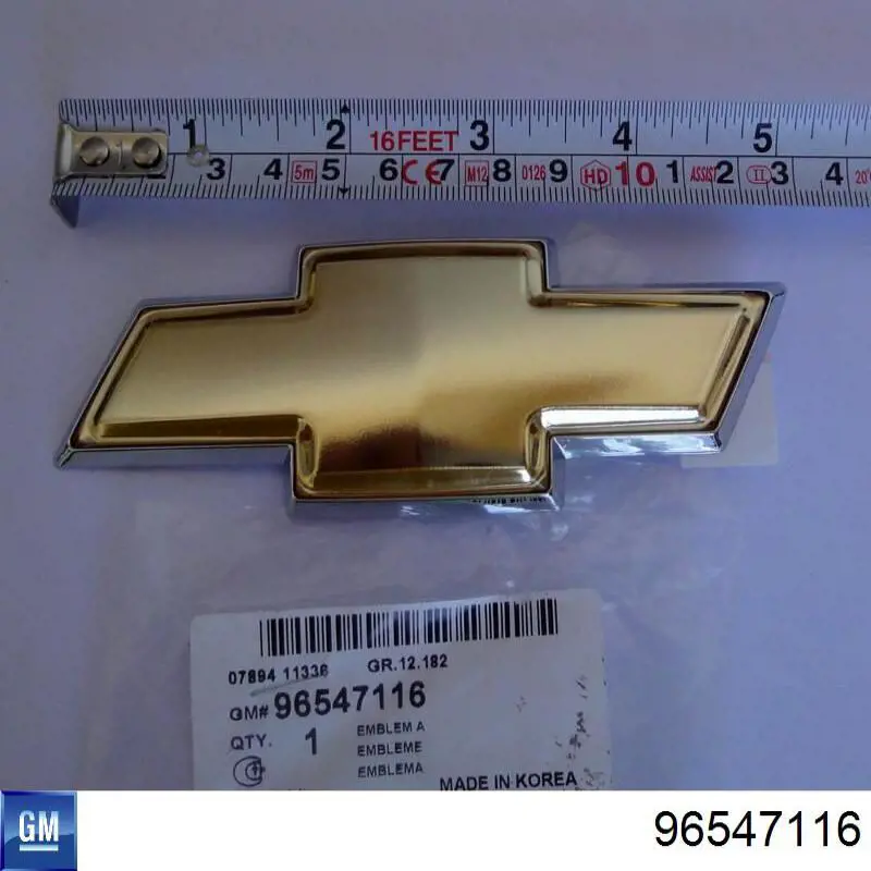 Emblemat na klapę bagaznika (znaczek firmowy) do Chevrolet Aveo I T200