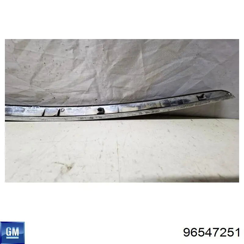 Do koszyka 96547251 General Motors Listwa ochronna maski