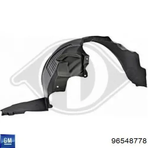 Nadkole błotnika przedniego prawe General Motors 96548778 cena, od 20,37 USD