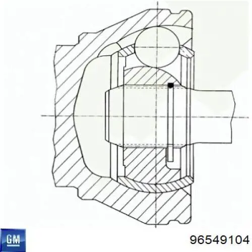 Półoś napędowa przednia prawa Chevrolet Lacetti (J200)