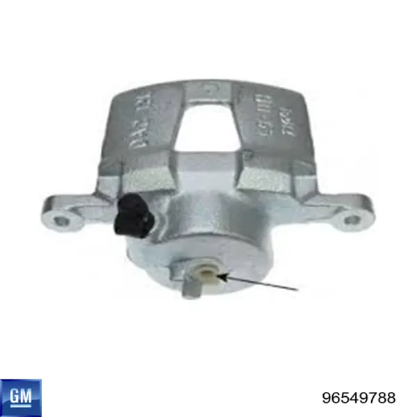 Do koszyka 96549788 General Motors Zacisk hamulcowy przedni lewy