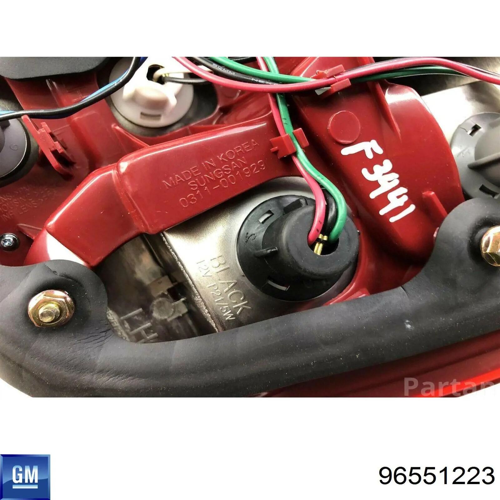 Do koszyka 96551223 General Motors Lampa zespolona tylna lewa