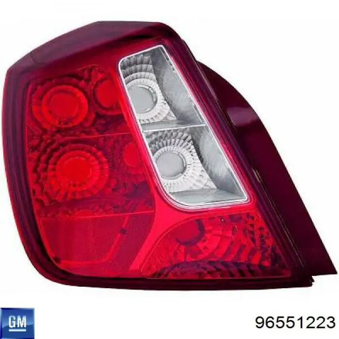 Lampa zespolona tylna lewa 0160111F1C Tempest