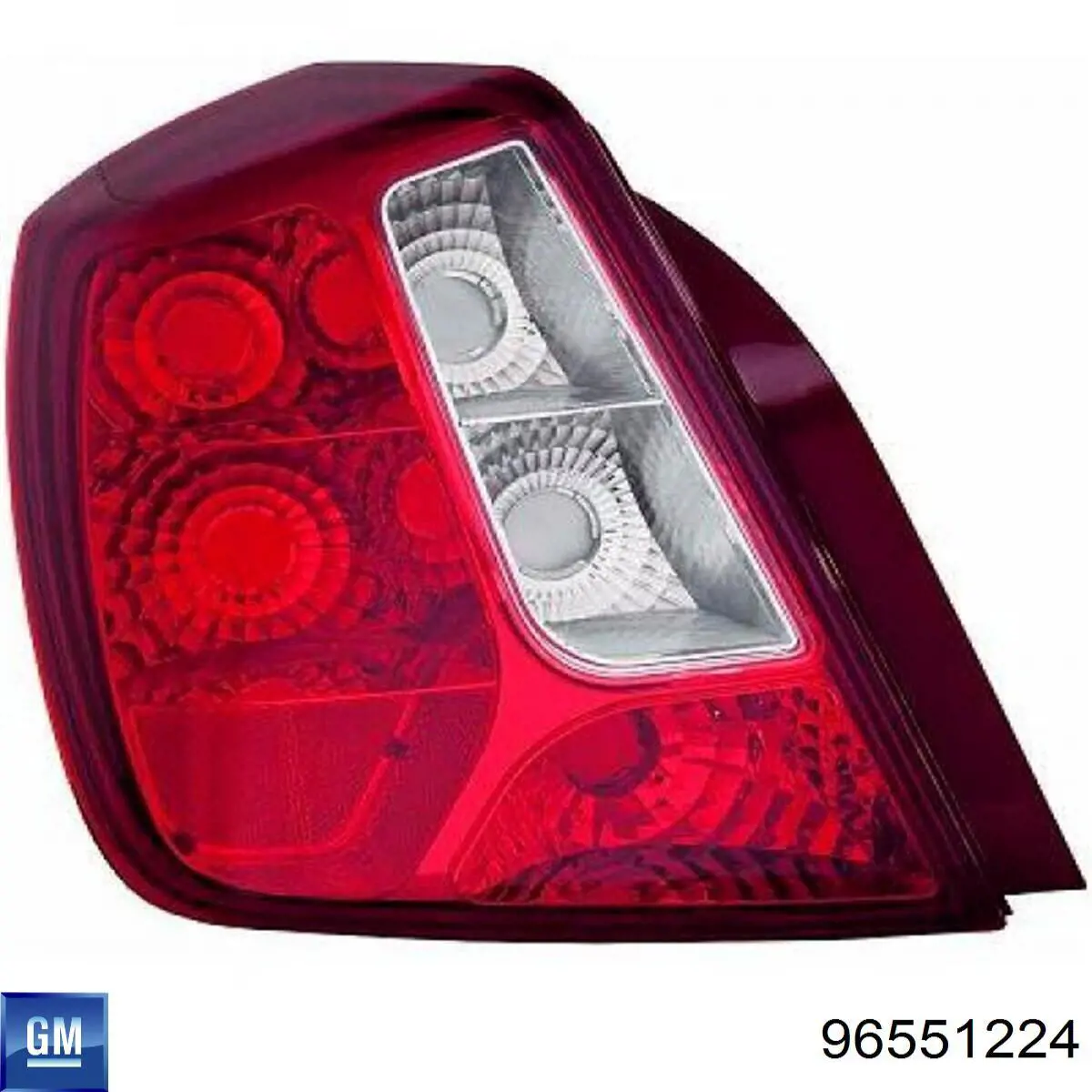 96551224 General Motors lampa zespolona tylna prawa