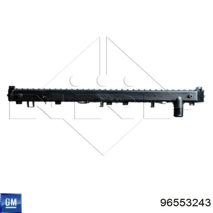 Chłodnica silnika 96553243 General Motors