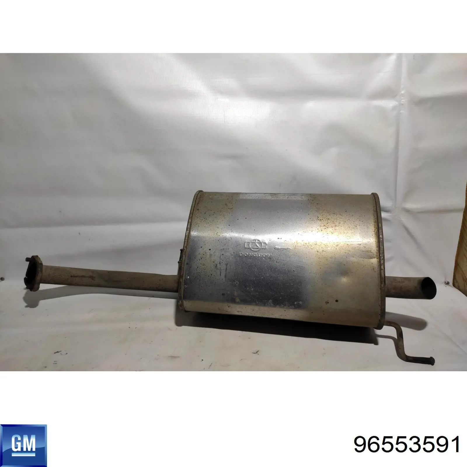 Do koszyka 96553591 General Motors Tłumik, środkowa część