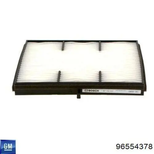 Do koszyka 96554378 General Motors Filtr kabiny