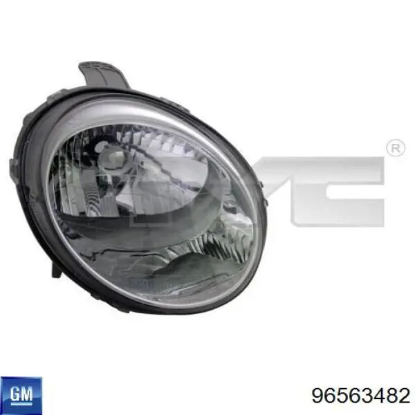 Do koszyka 96563482 General Motors Reflektor lewy