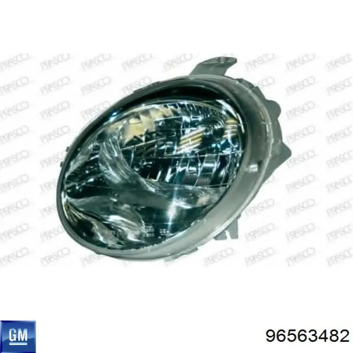 Reflektor lewy General Motors 96563482