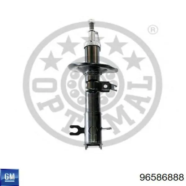 Amortyzator przedni prawy 96586888 General Motors