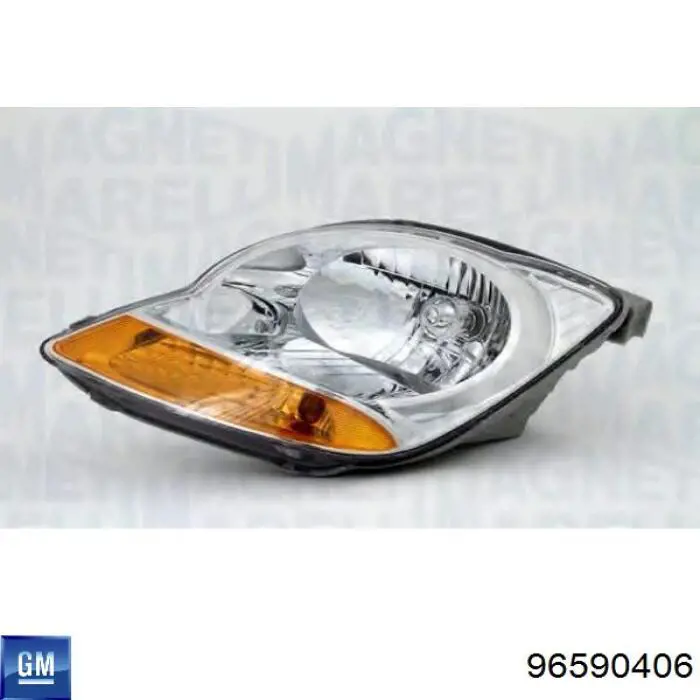 96590406 General Motors Reflektor prawy