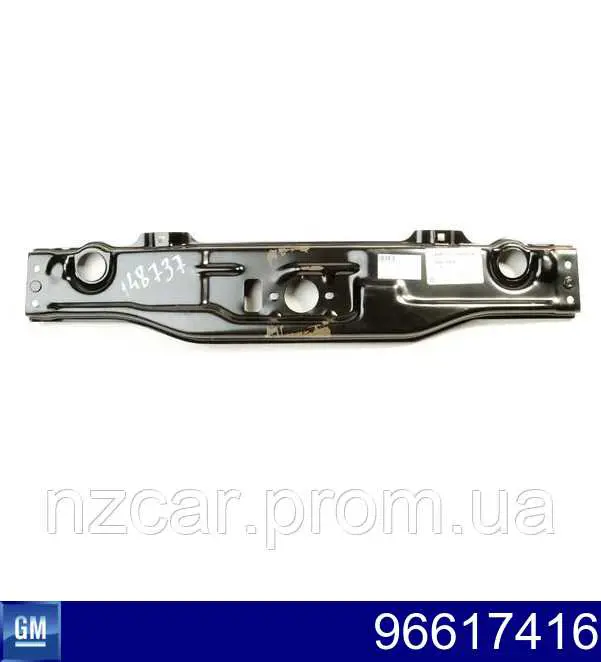 Do koszyka 96617416 General Motors Osłona chłodnicy górna (panel mocowania reflektorów)