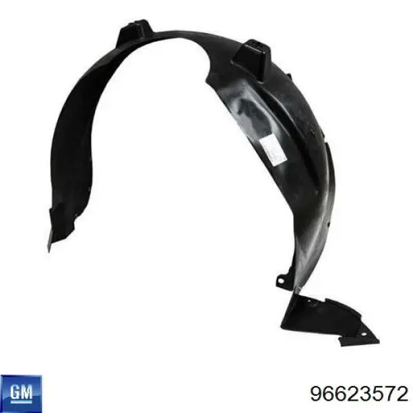 Do koszyka Nadkole błotnika przedniego prawe Chevrolet Captiva II C140