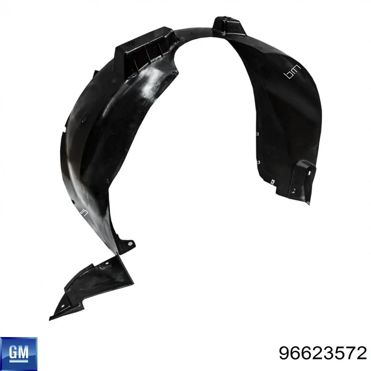 Nadkole błotnika przedniego prawe do Chevrolet Captiva II C140